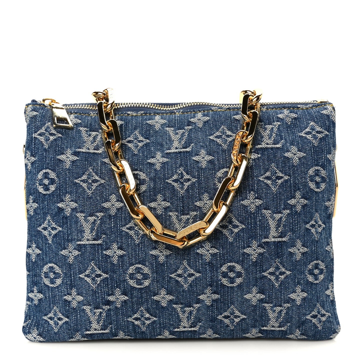 Monogram Denim Coussin PM Blue