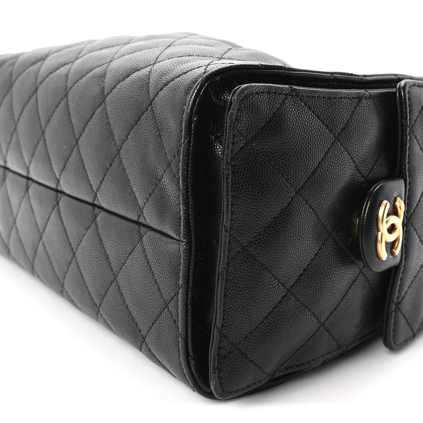 Caviar Quilted Small Chanel 25 Handbag Black