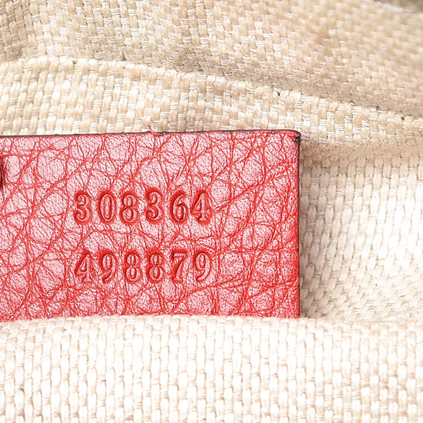 Pebbled Calfskin Small Soho Disco Bag Tabasco Red