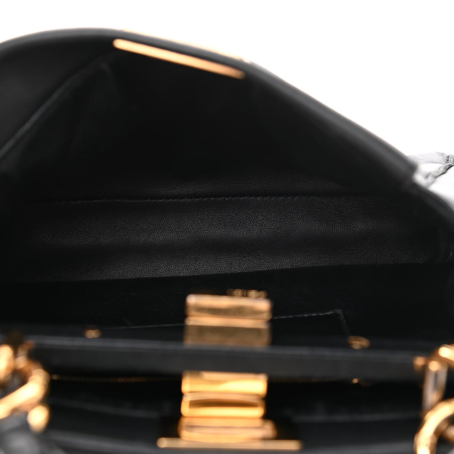 Nappa Mini Peekaboo Iconic Satchel Black