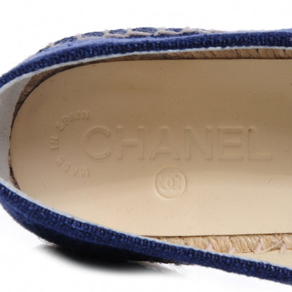 Chanel Denim Canvas Espadrilles 42 Blue Noir 6 of 7