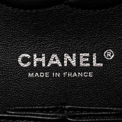 Chanel Patent Calfskin Quilted Bi-Color Medium Double Flap Red Black 5 of 13