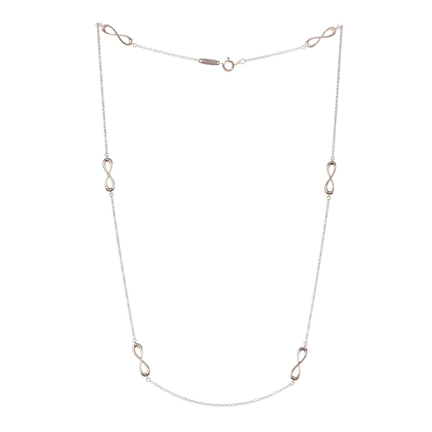 18K Rose Gold Infinity Endless Necklace