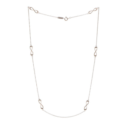 Tiffany 18K Rose Gold Infinity Endless Necklace 3 of 7