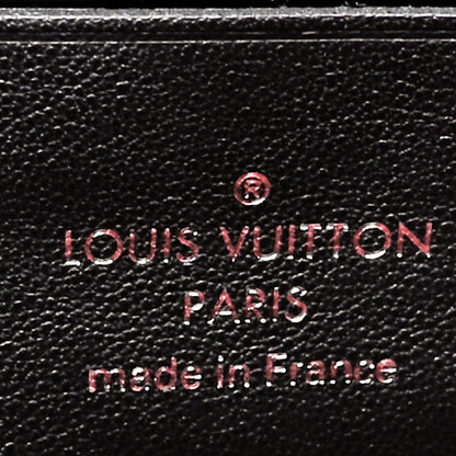 Louis Vuitton Patent Calfskin Laced Monogram Dauphine Chain Wallet Black 6 of 10