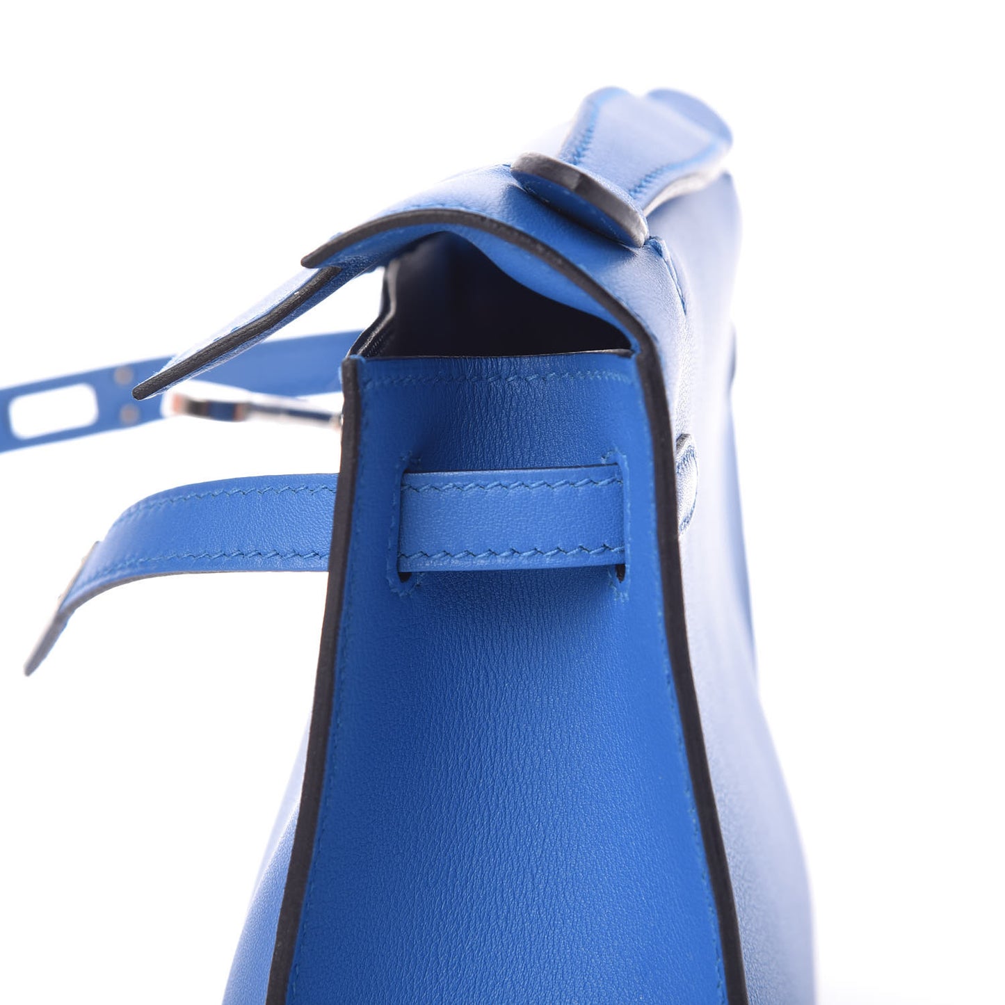 Swift Kelly Pochette Clutch Bleu Zellige