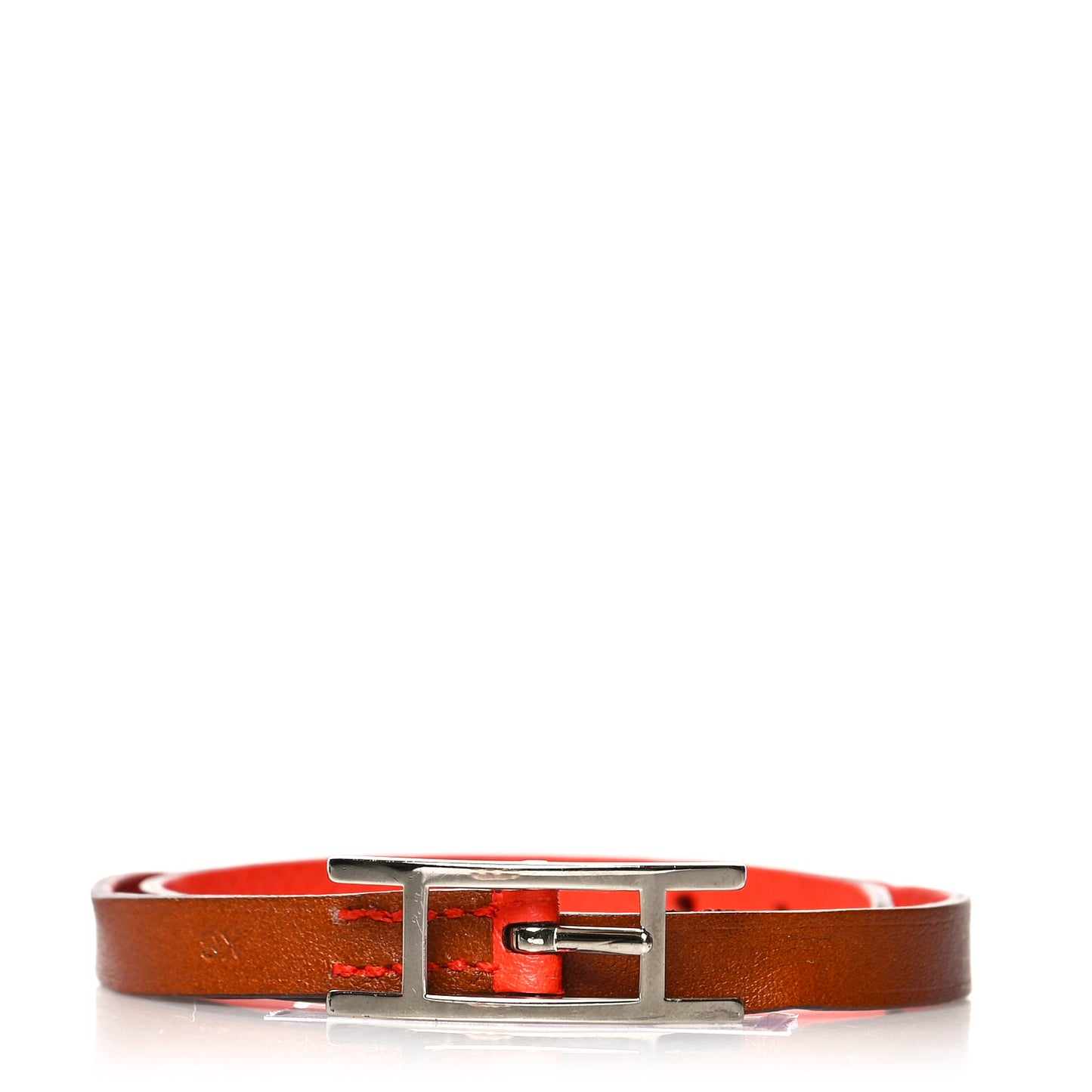 Swift Epsom Behapi Double Tour Bracelet XS Fauve Capucine