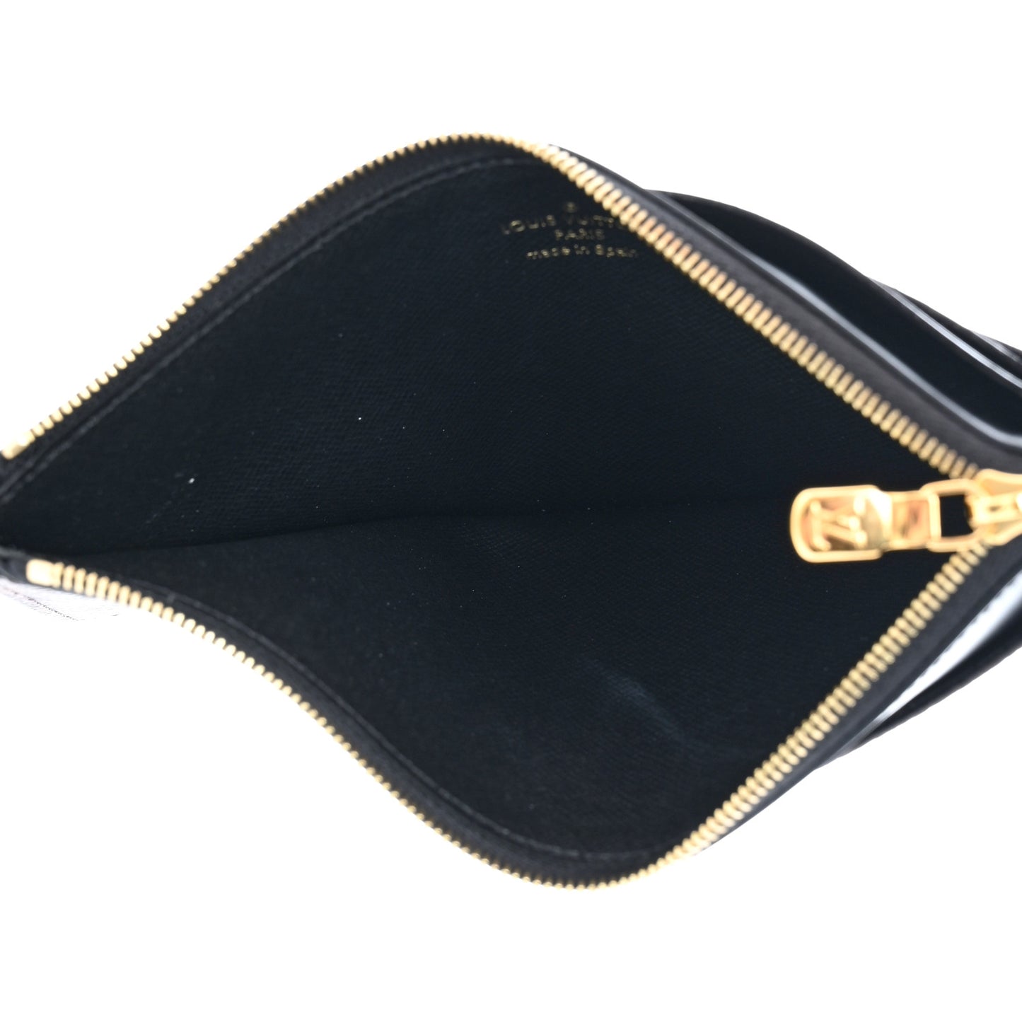 Monogram Slim Purse Black