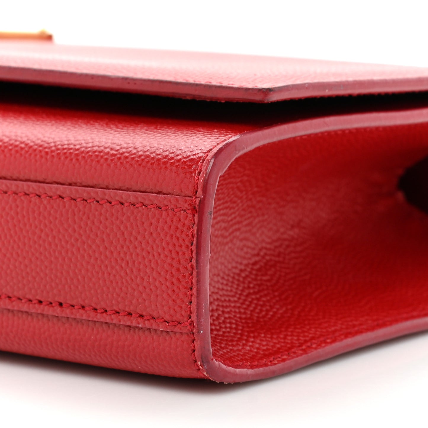Calfskin Monogram Cassandre Clutch Rouge Orient