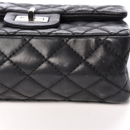 Chanel Iridescent Calfskin Quilted 2.55 Reissue 224 Flap Black 15 of 18