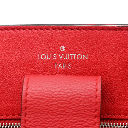 Louis Vuitton Calfskin Lockme Bucket Rubis 6 of 15
