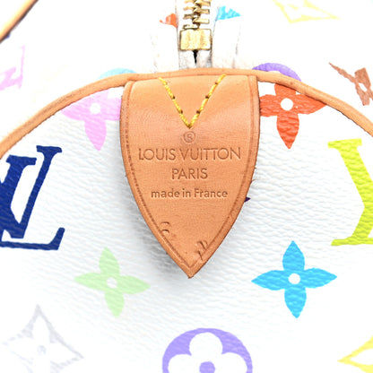 Louis Vuitton Monogram Multicolor Speedy 30 White 7 of 10