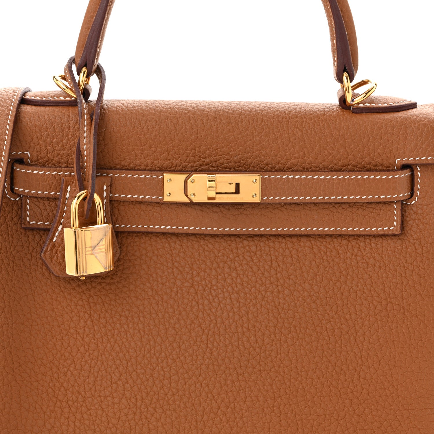 Hermes Togo Kelly Retourne 25 Gold 8 of 10
