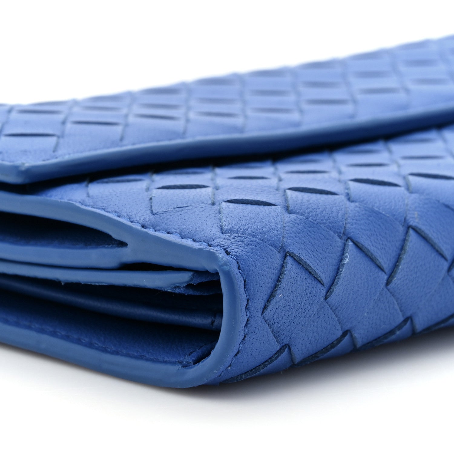 Bottega Veneta Nappa Intrecciato Continental Flap Wallet Bluette 13 of 18