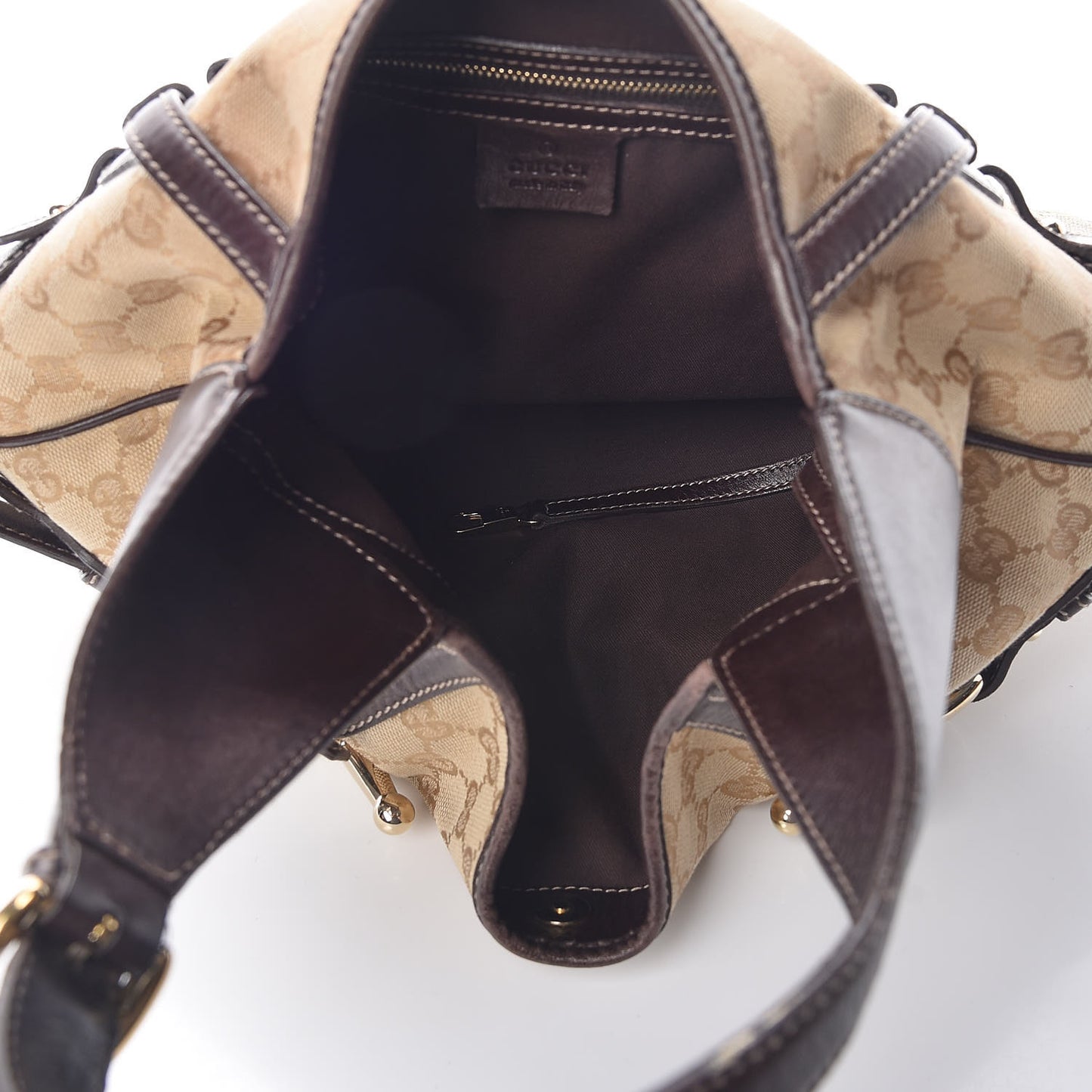 Monogram Large Horsebit 85th Anniversary Hobo Dark Brown