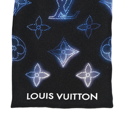 Louis Vuitton Silk Monogram Flight Mode Bandeau Blue 2 of 6