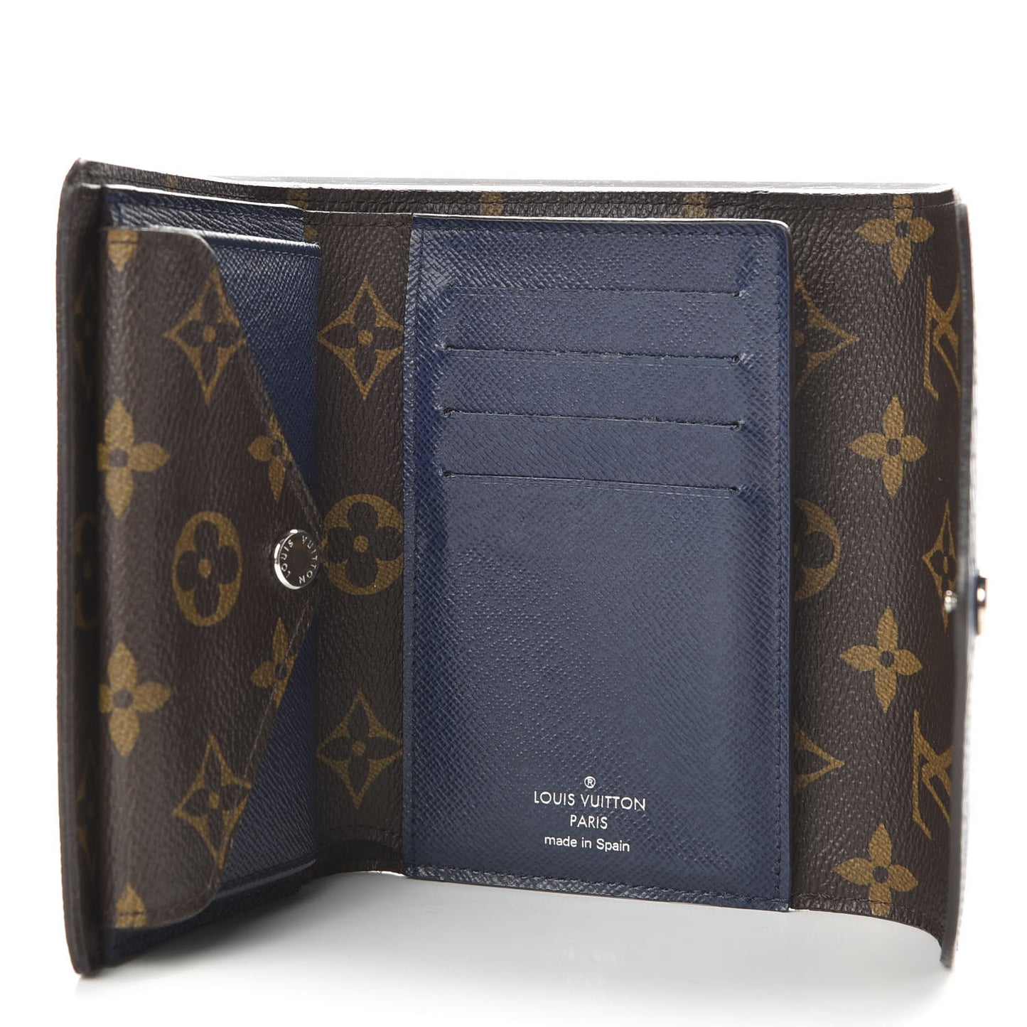 Epi Monogram Marie-Lou Compact Wallet Indigo