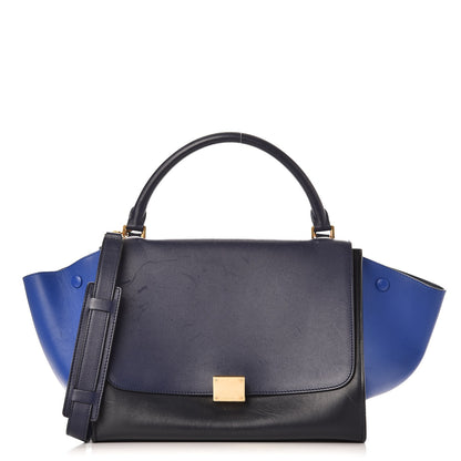 Celine Smooth Calfskin Medium Tri-Color Trapeze Ink 1 of 21