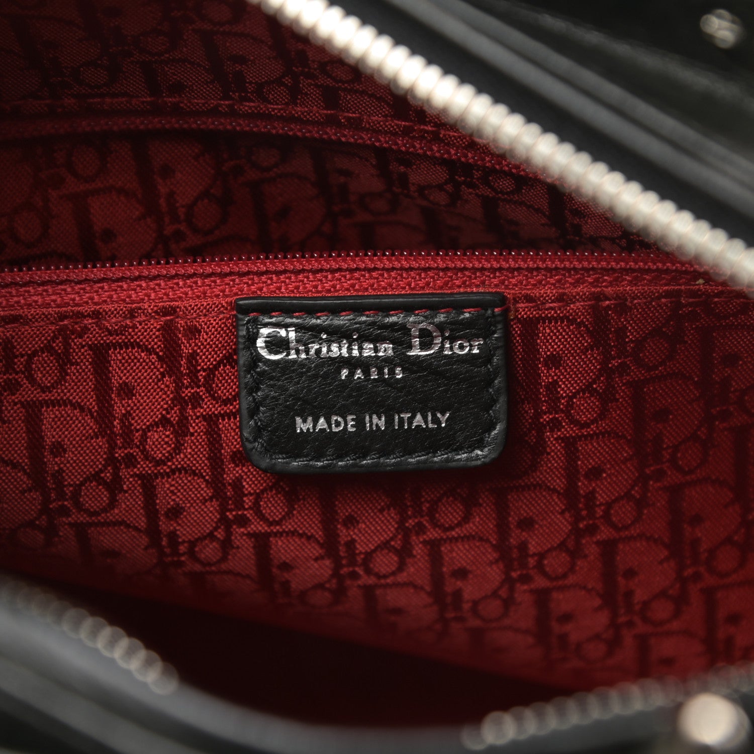Christian Dior Lambskin Cannage Large Lady Dior Black 6 of 14