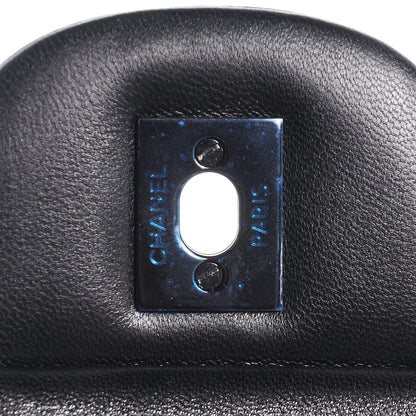 Chanel Lambskin Chevron Jumbo Double Flap Black 7 of 9