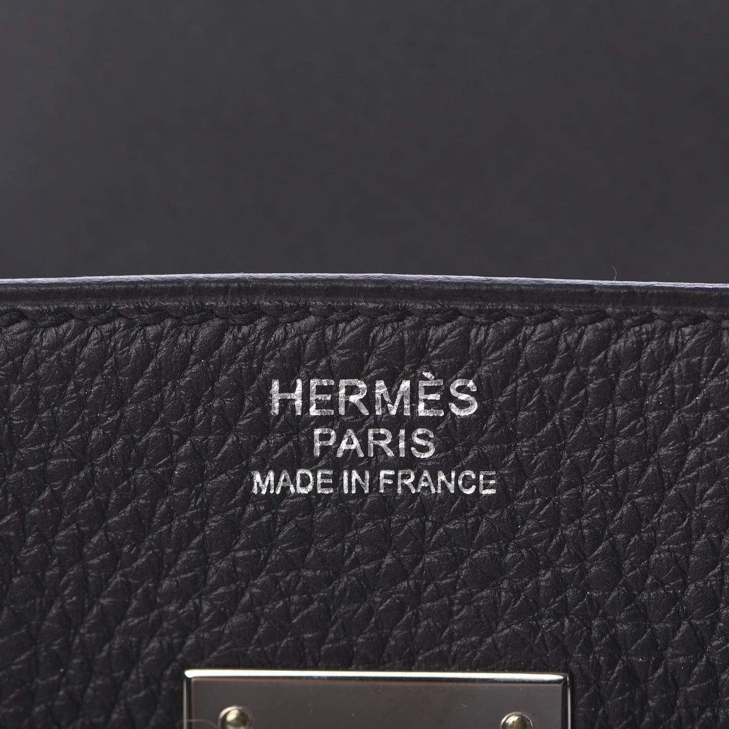 Togo Birkin 30 Black