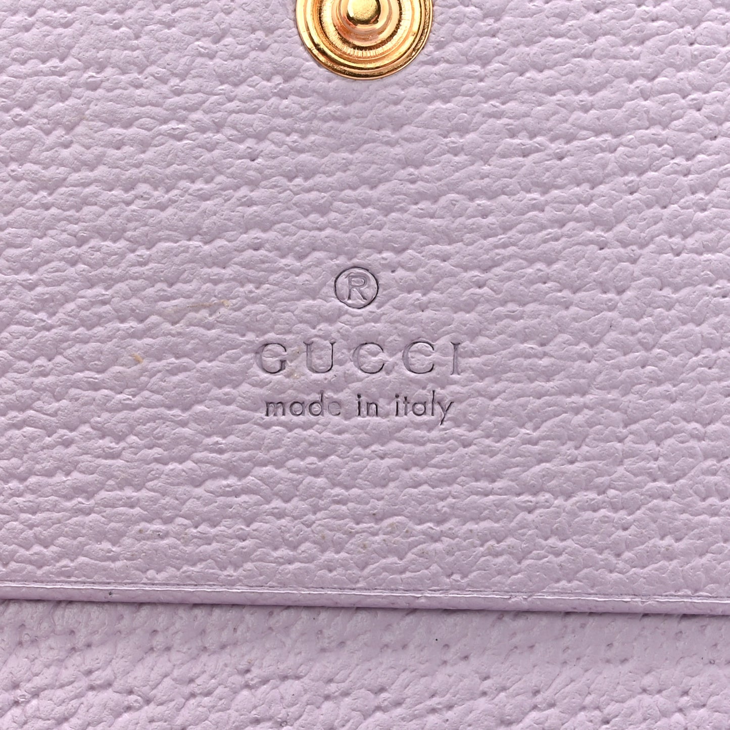 Monogram Jumbo GG Textured Dollar Calfskin Ophidia Card Case Beige Lapis