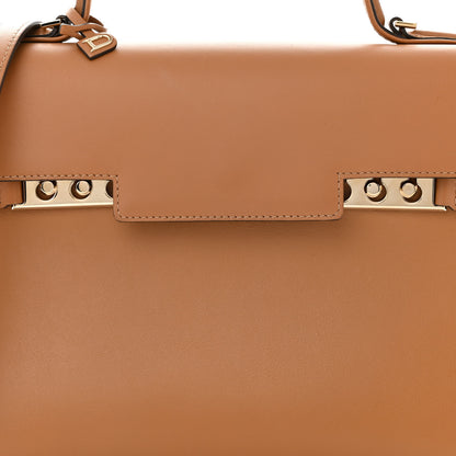 Delvaux Calfskin MM Tempete Satchel Camel 9 of 11