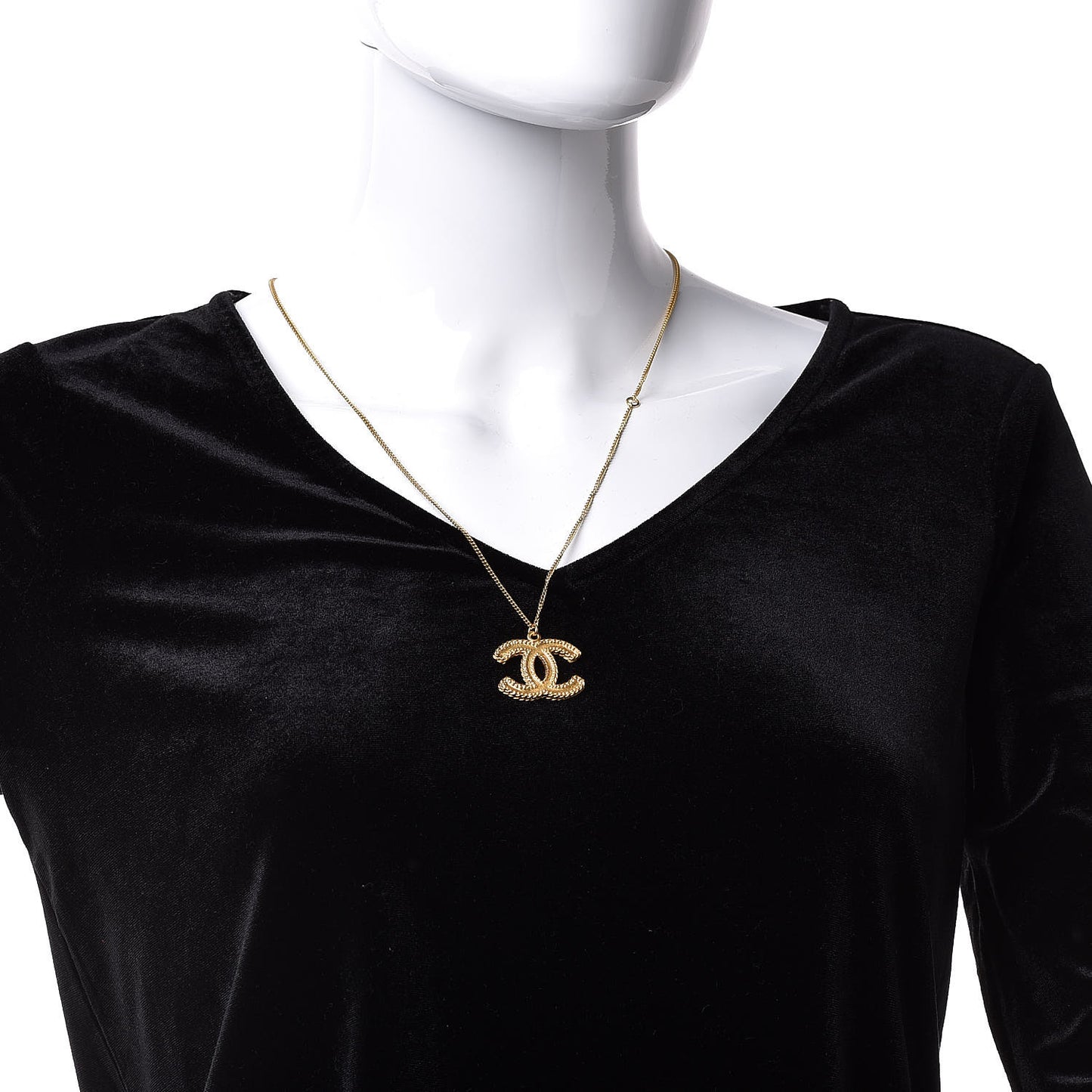 CC Necklace Matte Gold