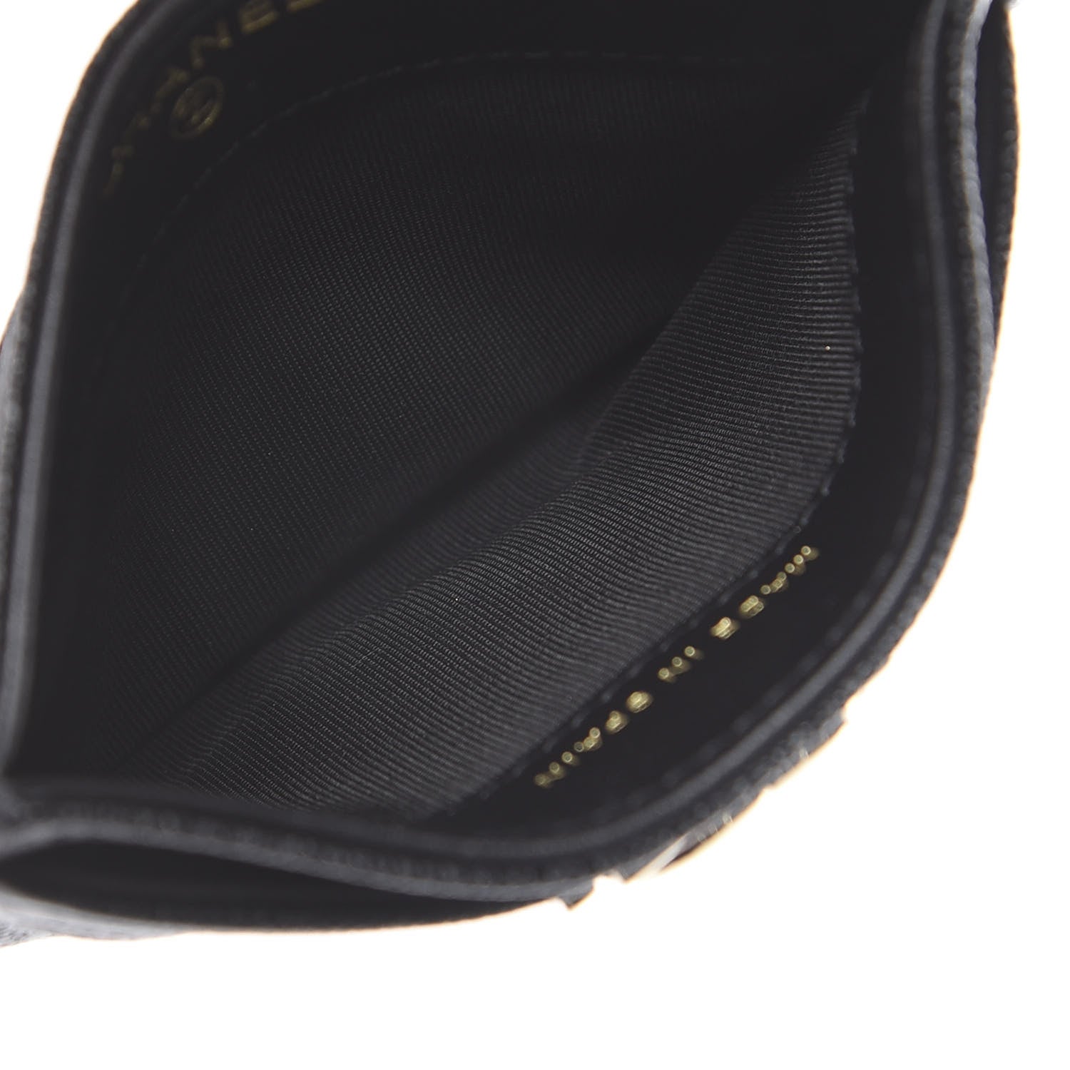 Chanel Caviar Quilted Boy Card Holder Black 4 of 6