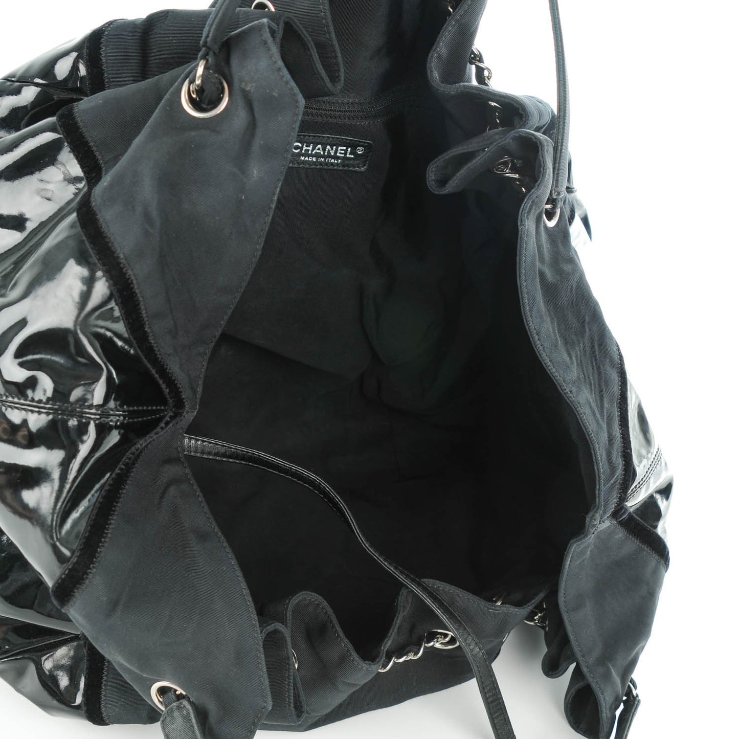 Vinyl Large Stretch Spirit Cabas Black