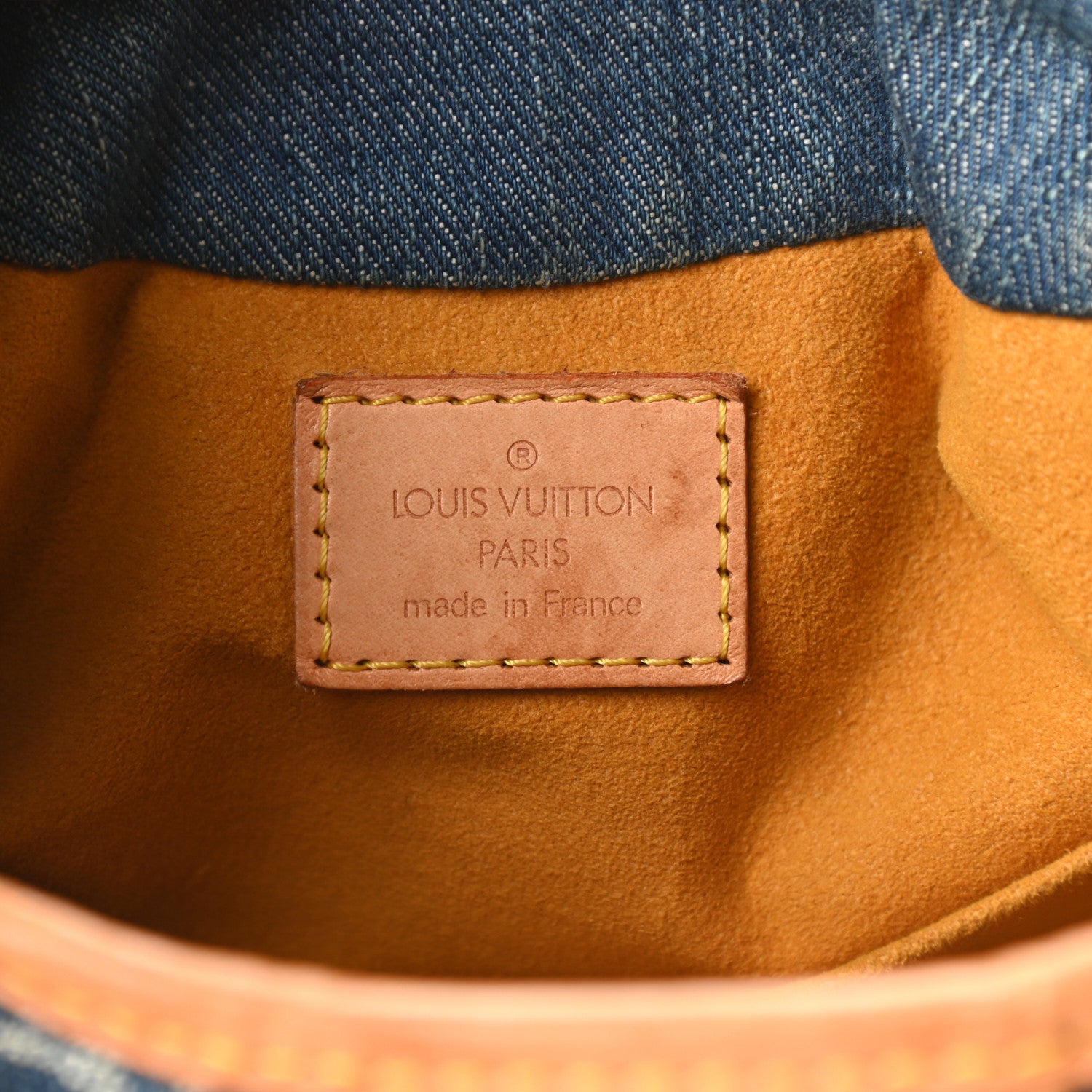 Louis Vuitton Monogram Denim Pleaty Blue 6 of 15
