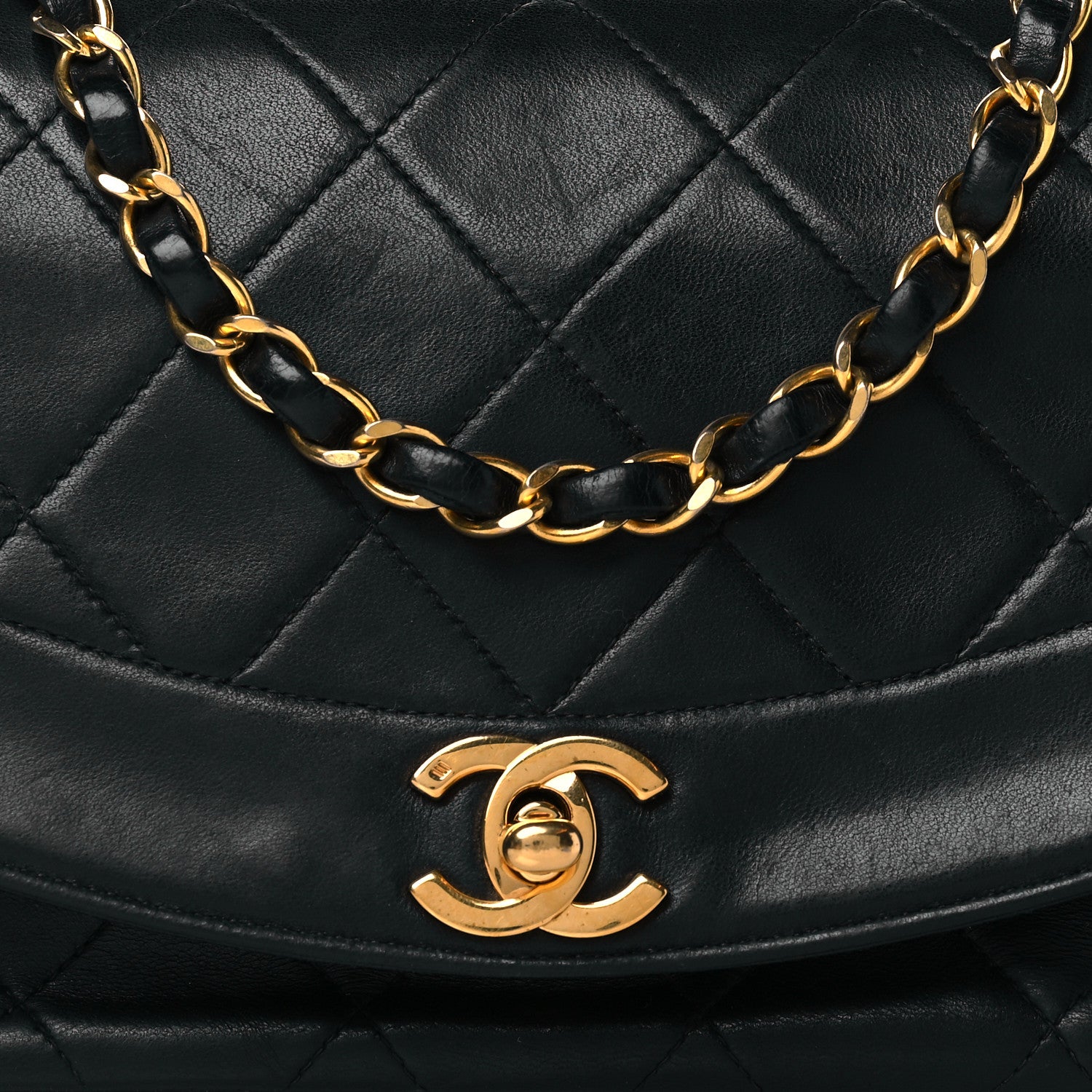 Chanel Lambskin Quilted Small Single Flap Black 7 of 9
