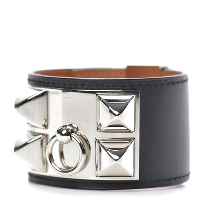 Hermes Chamonix Collier De Chien CDC Bracelet S Black 1 of 6