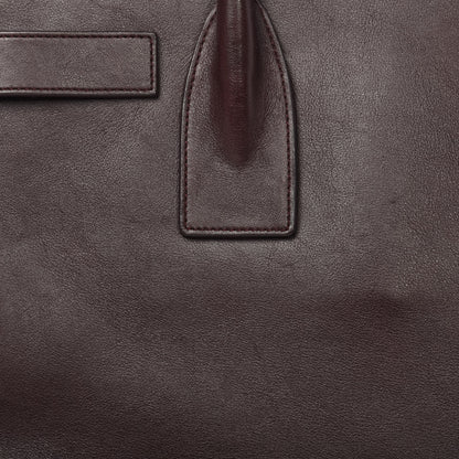 Saint Laurent Calfskin Small Sac De Jour Bordeaux 7 of 14