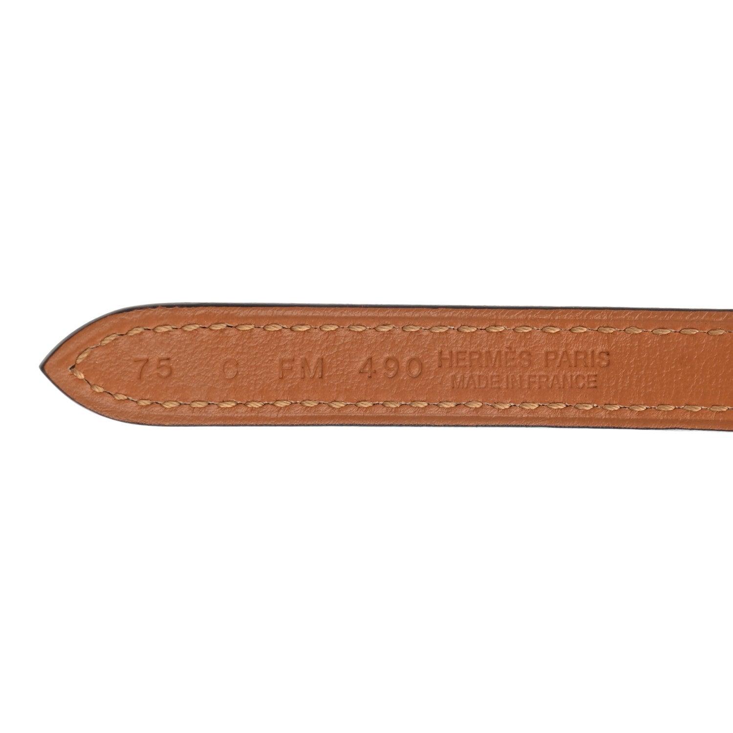 Hermes Swift 14mm Studded Belt Strap 75 Black 3 of 4
