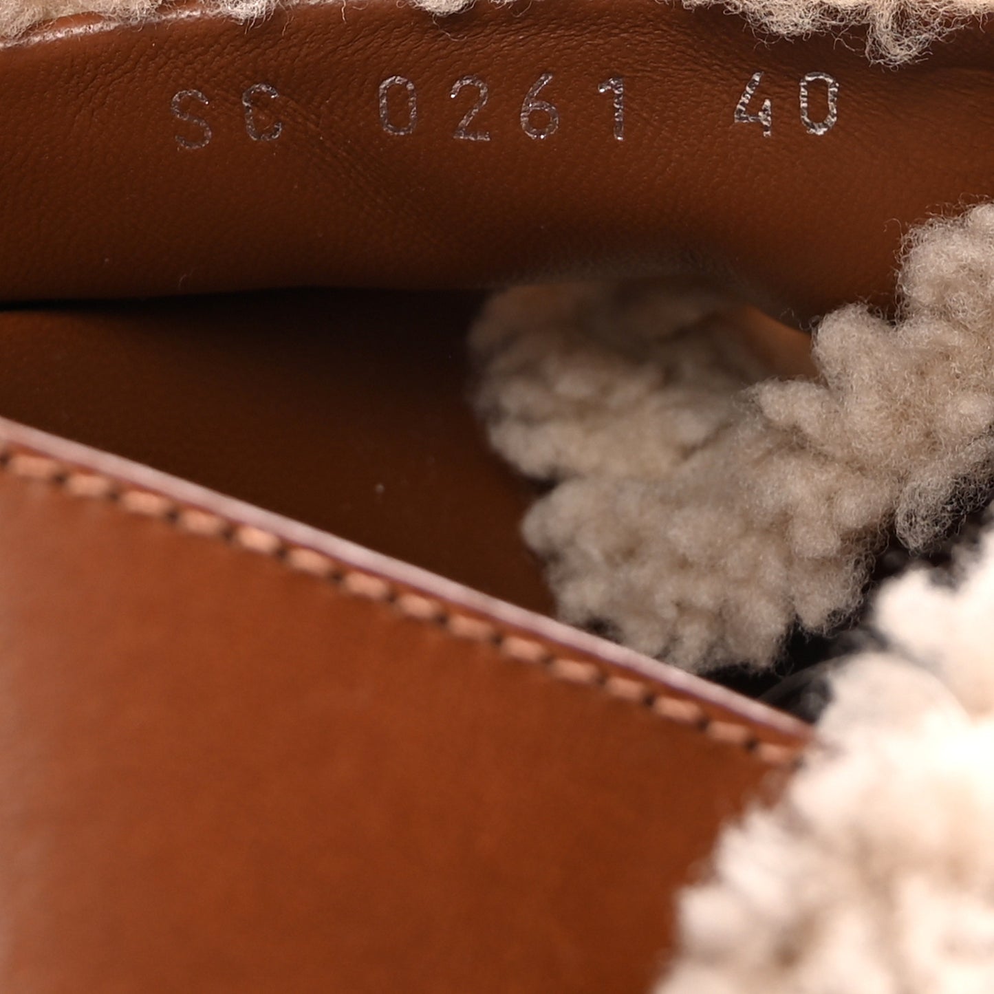 Shearling Paseo Flat Comfort Sandal 40 Nude
