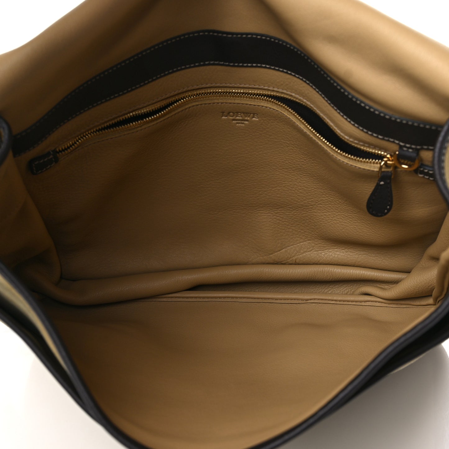 Suede Messenger Bag Gold