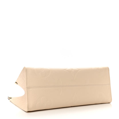 Louis Vuitton Empreinte Monogram Giant Onthego GM Creme 4 of 11