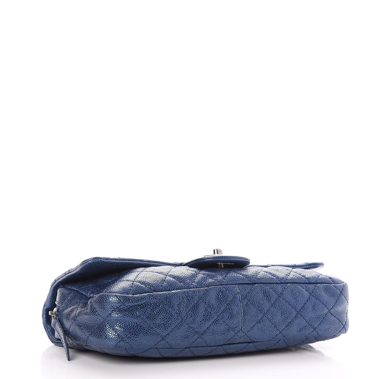 Chanel Iridescent Caviar Quilted Small Chic Flap Dark Blue 4 of 7