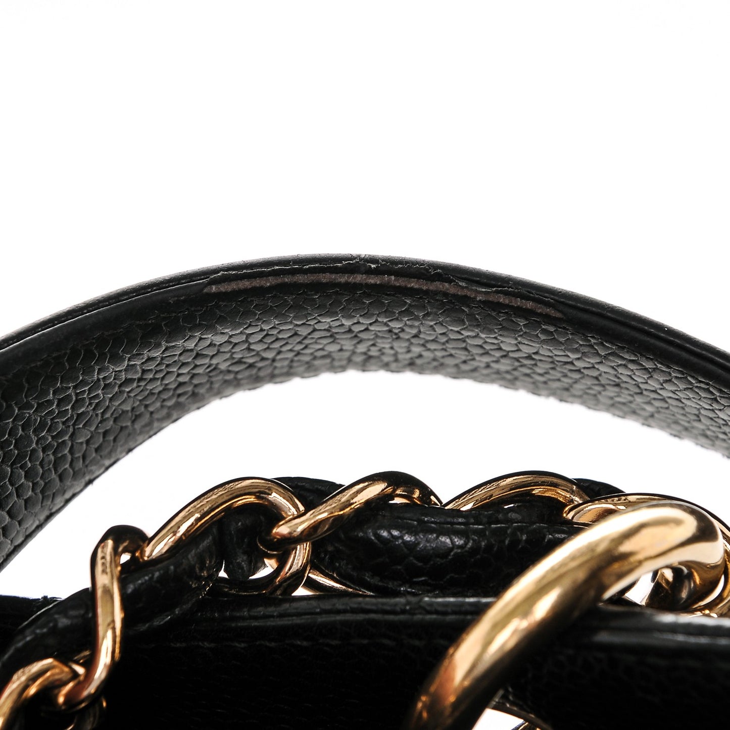 Caviar Quilted Grand Shopping Tote GST Black