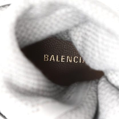 Balenciaga Metallic Sequin Spandex Pointy Toe Knife Booties 36.5 Silver 7 of 8