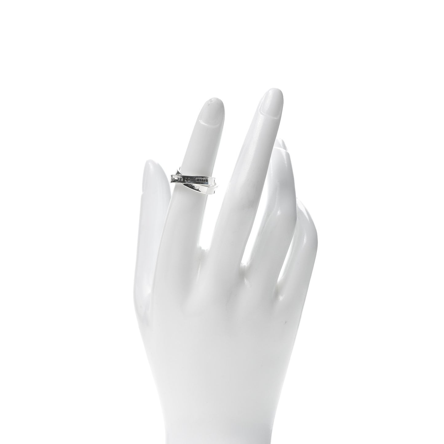 Sterling Silver 1837 Interlocking Ring 48 4.5