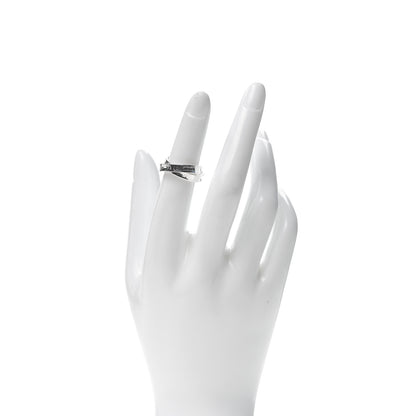 Tiffany Sterling Silver 1837 Interlocking Ring 48 4.5 2 of 5