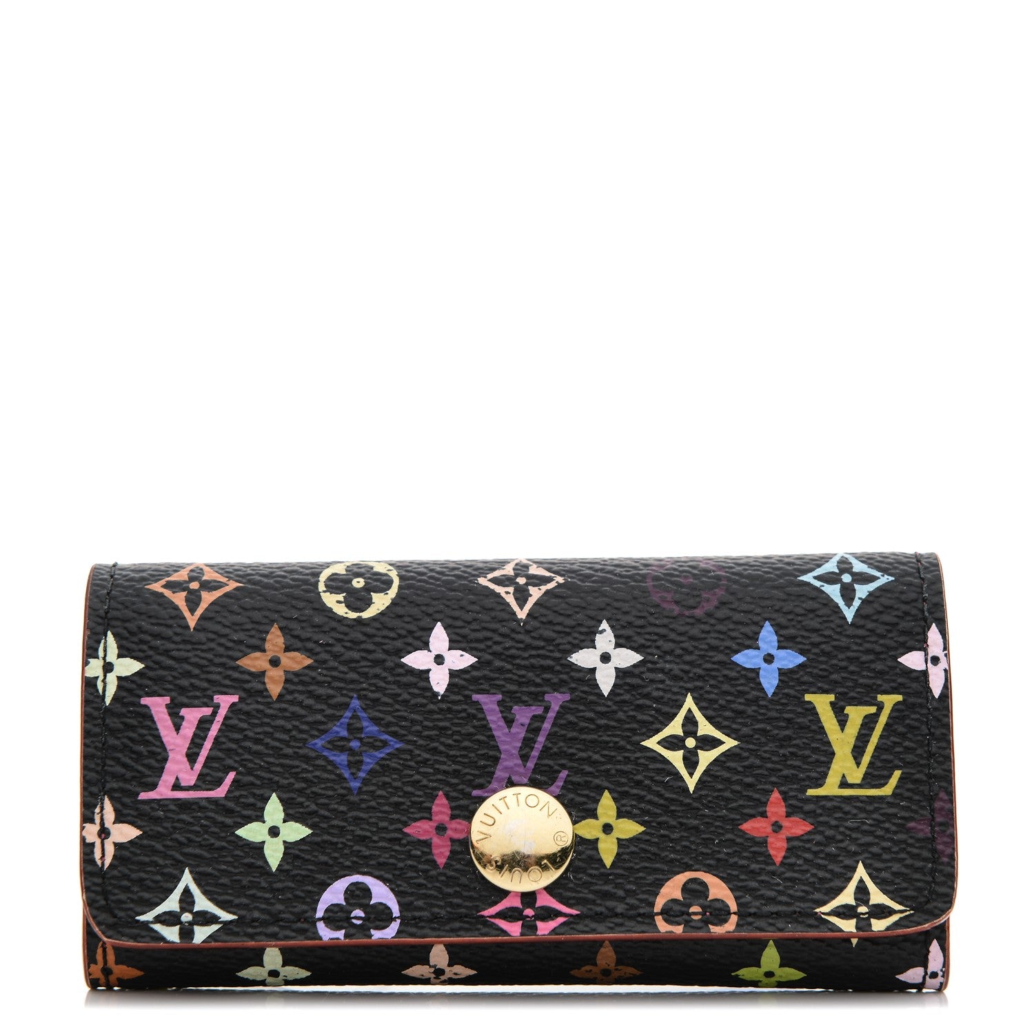 Louis Vuitton Monogram Multicolor Multicles 4 Key Holder Black Grenade 1 of 9
