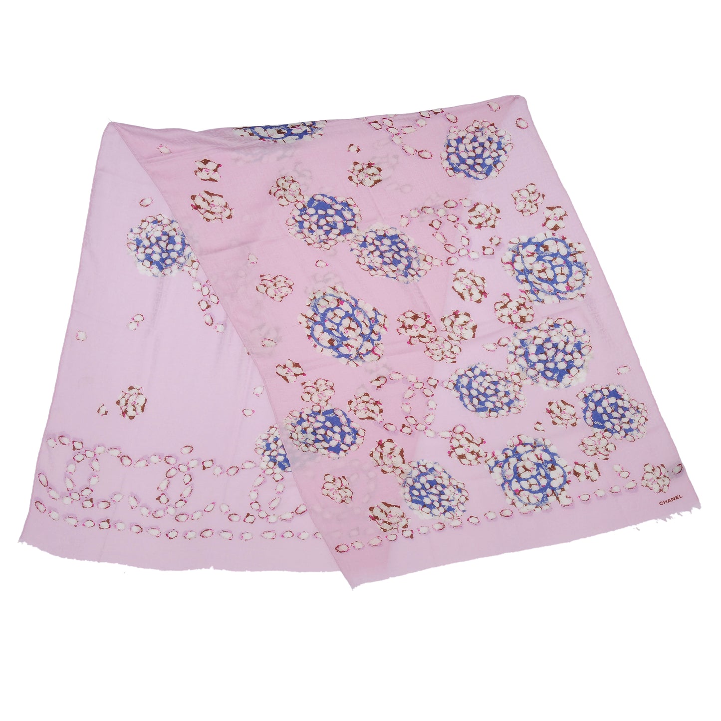 Cashmere Silk Camellia Scarf Shawl