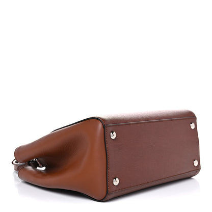 Fendi Vitello Elite Petite 2Jours Tote Walnut 4 of 10