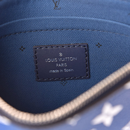 Louis Vuitton Monogram Escale Neverfull MM GM Pochette Blue 6 of 6