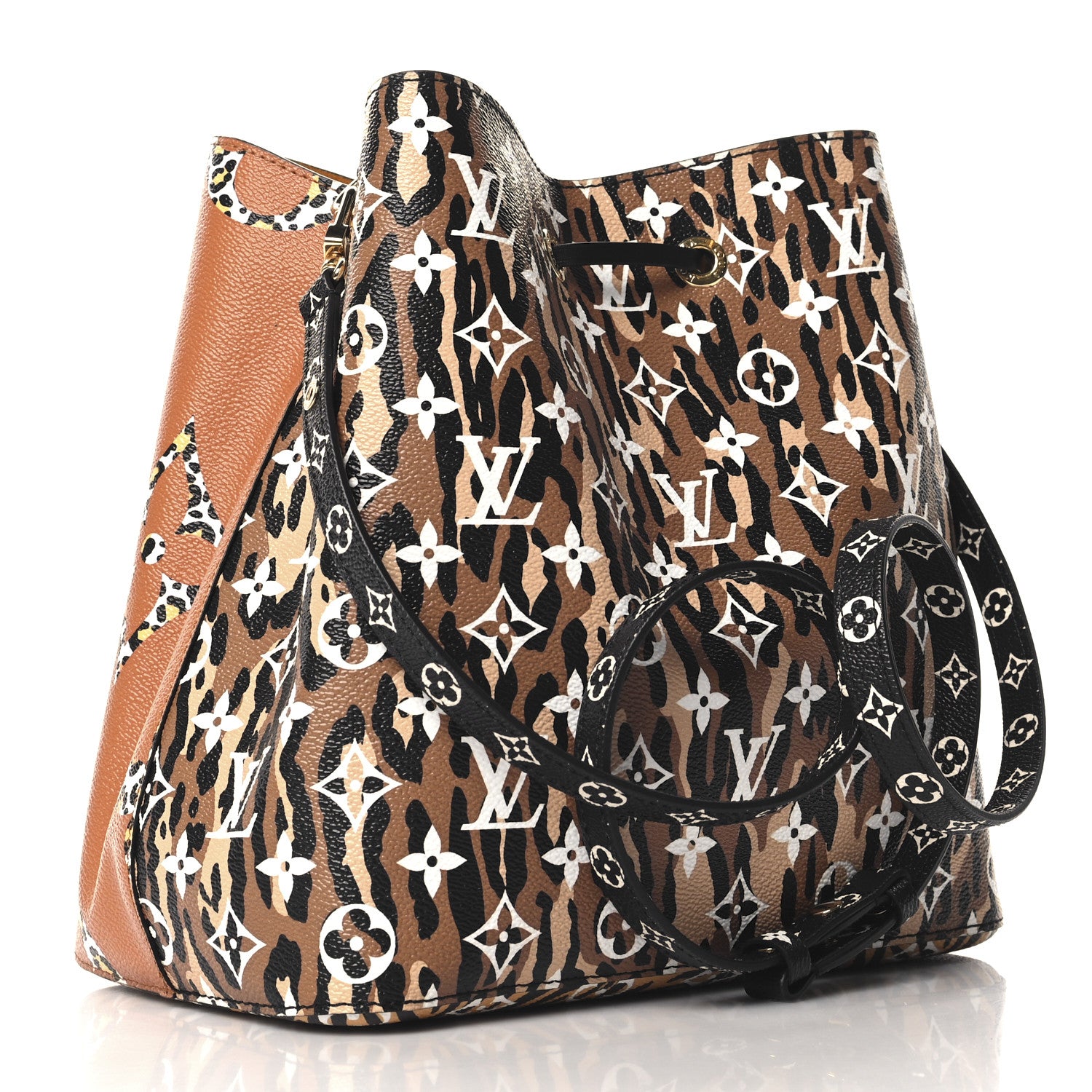 Louis Vuitton Monogram Giant Jungle NeoNoe Caramel 3 of 9
