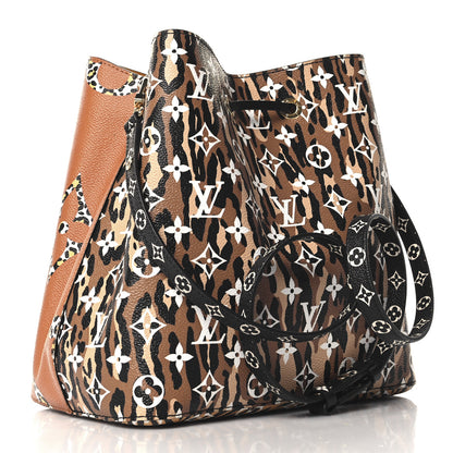 Louis Vuitton Monogram Giant Jungle NeoNoe Caramel 3 of 9