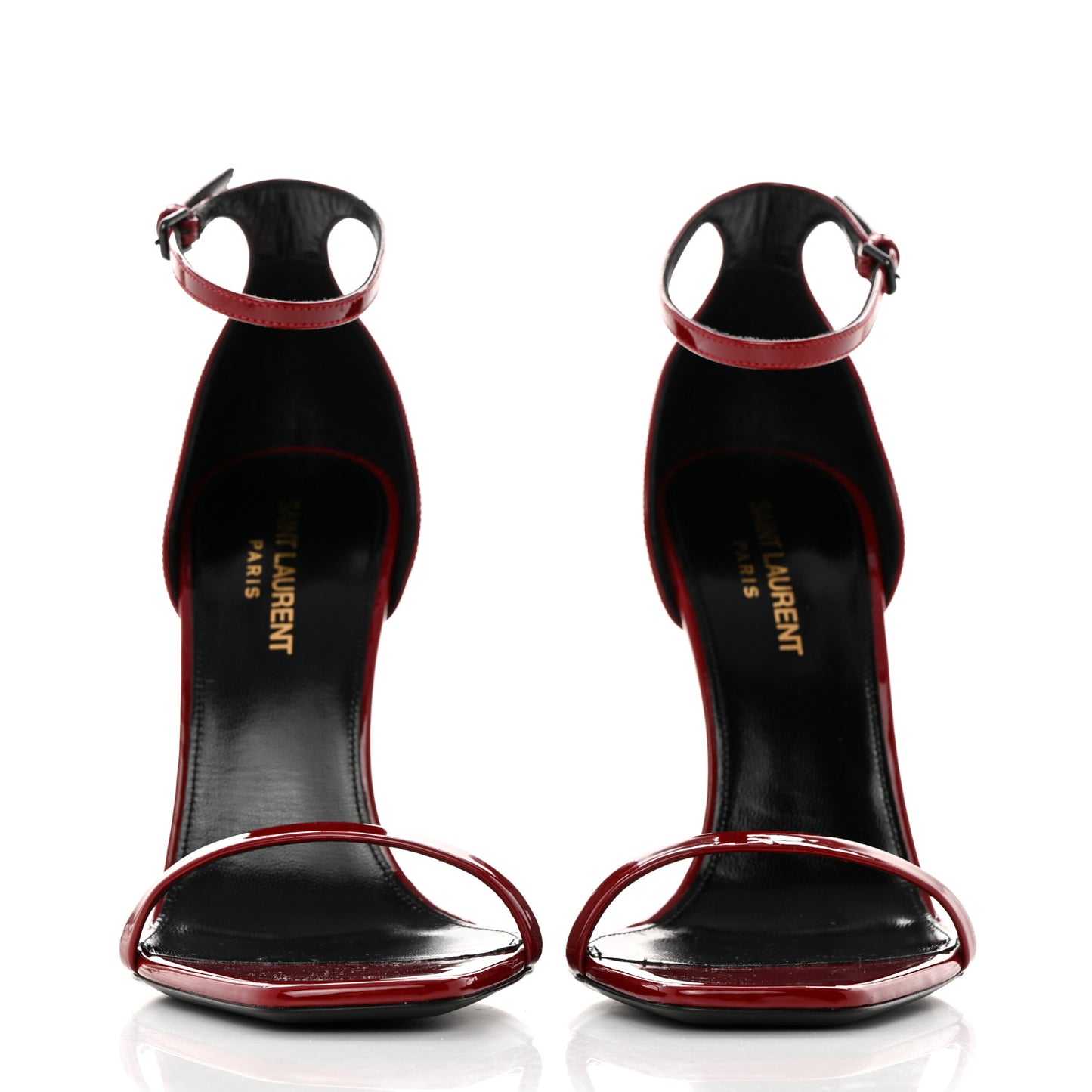 Patent Opyum 110 Sandals 38.5 Hot Red